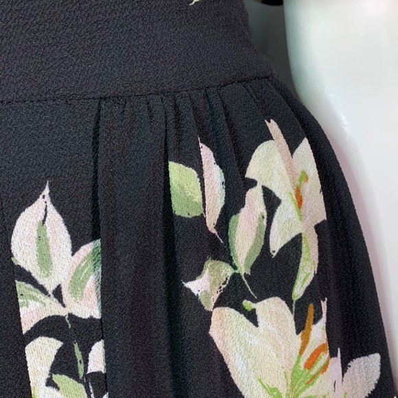 Socialite Black Floral Dress Jumpsuit Romper Maxi Medium - Picture 7 of 11